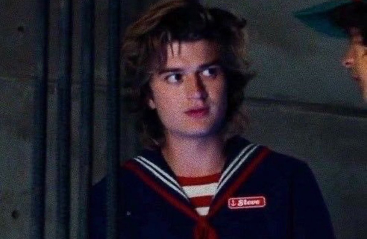 DJOLLANOV's tweet photo. which was more culturally significant the renaissance or steve harrington in his scoops ahoy uniform from season 3 https://t.co/45gKAGSkve