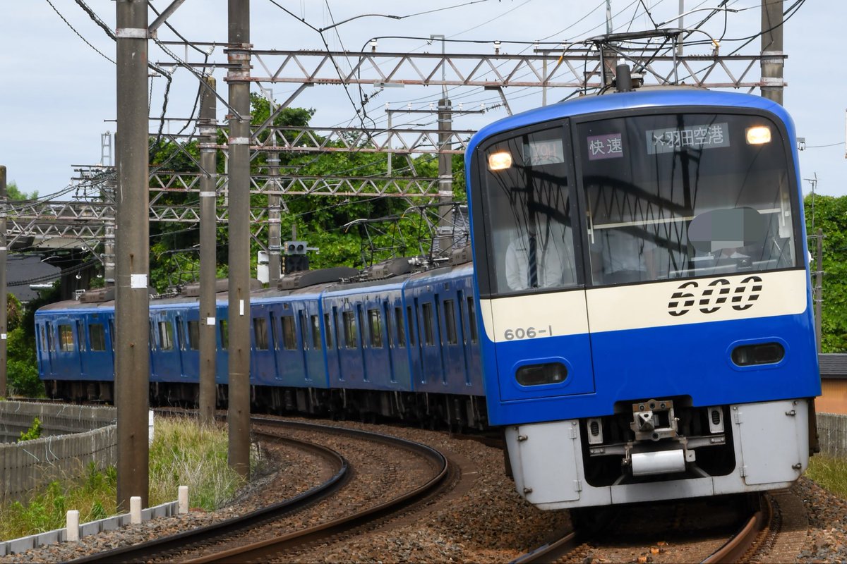 sneerfox's tweet photo. 2026/6/10
600形606F(KEIKYU BLUE SKY TRAIN)
1378H https://t.co/3844Sag0qo