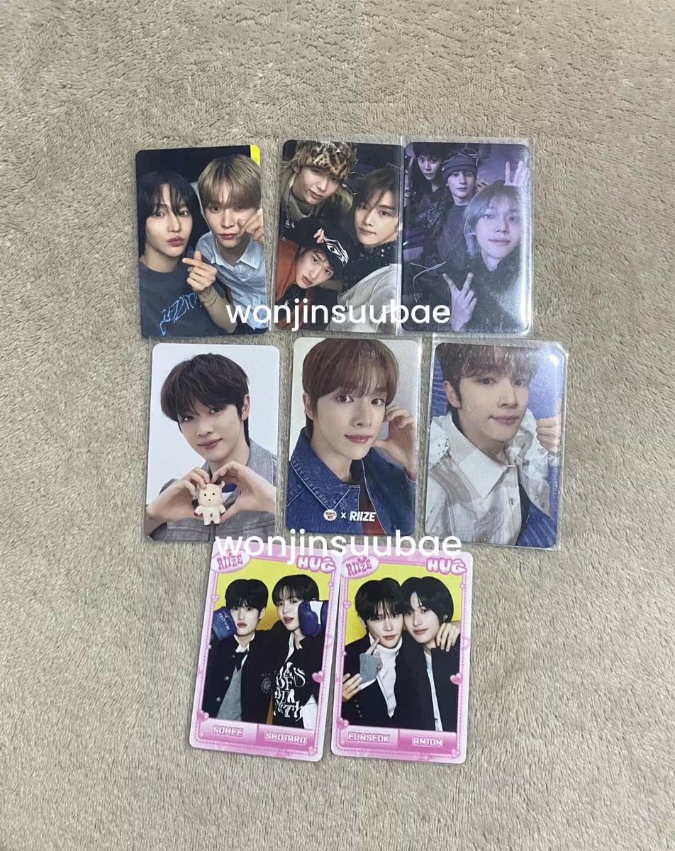 wonjinsuubae's tweet photo. #wonjinsuubae_sells 

𓂃۶ৎ  Wts lfb ph 

₱
250 1:1 | 85 | 85
50 | 120 | 180
150 | 180

Reply or dm if inch! ˶ᵔ ᵕ ᵔ˶

⭐️ riize wonbin sungchan sohee anton shotaro eunseok https://t.co/4qt8jaVtfx