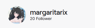 margaritarix's tweet photo. waaah, thank you for 20 followers on twitch! i'm so grateful for everyone that joins my streams 🤍 even if you're just lurking, thank you for the support! 🥰
🩵 https://t.co/VfLVGOGibf 🩵
#newvtuber #engvtuber #gervtuber #thvtuber https://t.co/nDtFAIGwrw