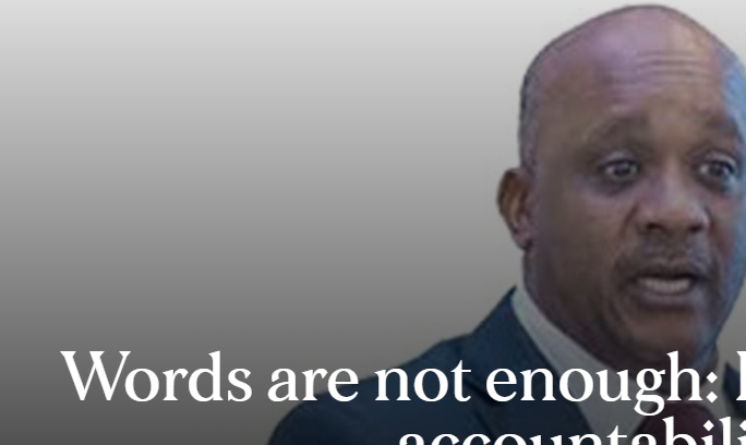 CSBAGUGANDA's tweet photo. Words are not enough: It’s time to enforce the accountability charter. Accountability is the foundation of effective public service delivery. @JuliusMukunda in today's @DailyMonitor pg. 13 https://t.co/kqGO8TDTU1