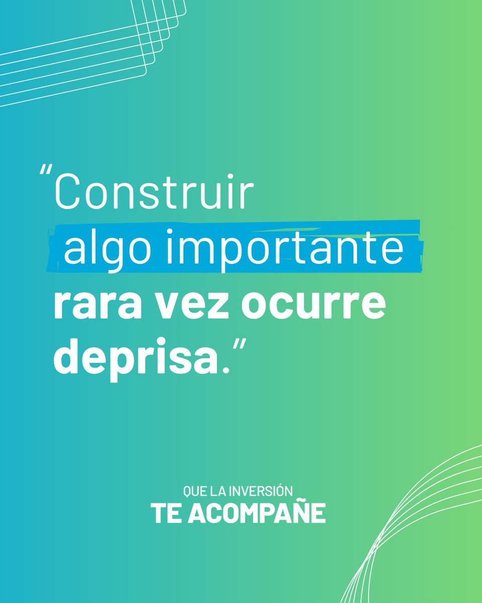 finnk_es's tweet photo. Vivimos rodeados de prisas.

Pero muchas veces, las cosas que realmente importan se construyen poco a poco.

También con tu dinero 💚

#Finnk #QueLaInversiónTeAcompañe https://t.co/oufUZBDIco