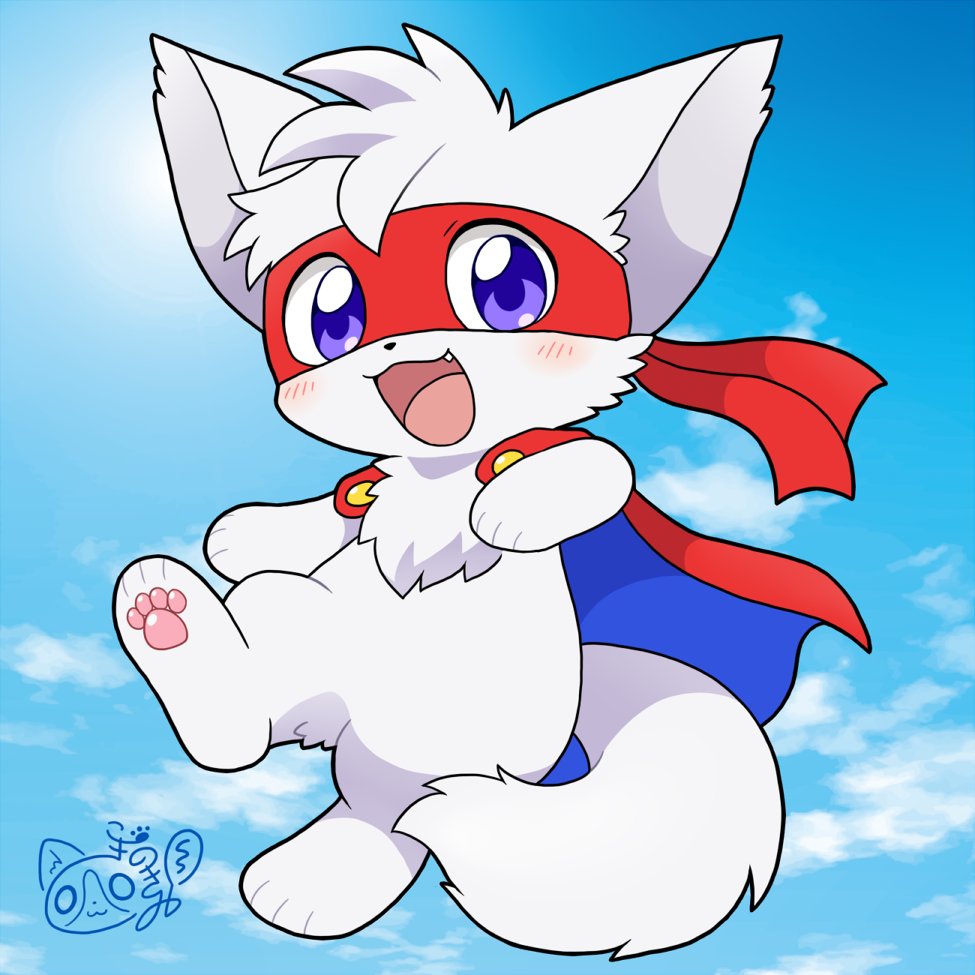 anfr0531's tweet photo. ちびけもヒーロー！🦊 https://t.co/RYn3xkycFO