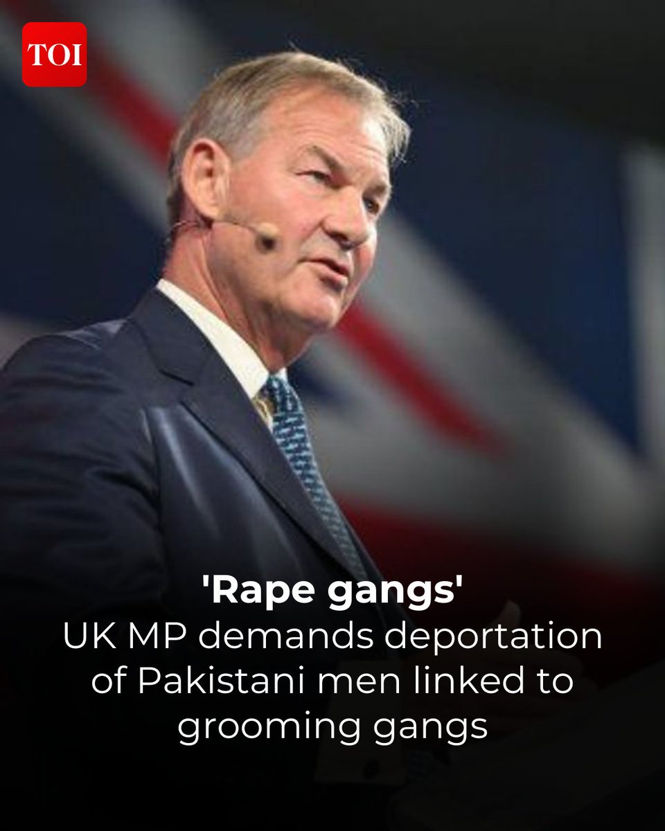 timesofindia's tweet photo. #UK MP #RupertLowe has read out testimonies from victims of the UK's alleged grooming gang scandal, claiming that several survivors said race and religion played a role in the abuse they suffered.

More details 🔗https://t.co/sswQUS13JR

Stay informed, stay ahead – download the TOI app today 👉 https://t.co/ogFaRsVinV
