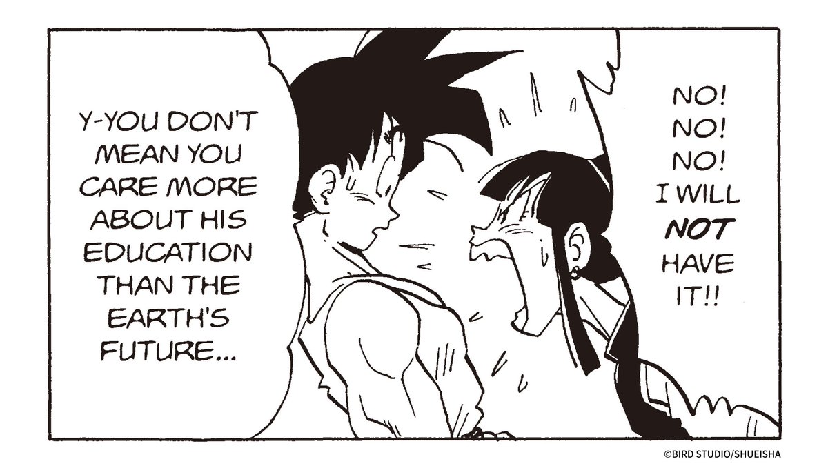 DB_official_en's tweet photo. Chichi's sheer force of will is enough to intimidate even Goku
#DragonBallOfficial #dragonball https://t.co/apssAc5TsP