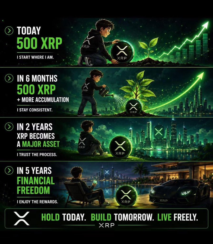 eddo_farina's tweet photo. 🚨REMEMBER THIS:

Wealth is rarely built overnight.

The people who stay consistent, keep accumulating, and ignore the noise are often the ones who benefit the most when opportunity finally arrives.

#XRP #Ripple #XRPArmy #Crypto #HODL #FinancialFreedom #Investing #Future https://t.co/P8Z200zbR5