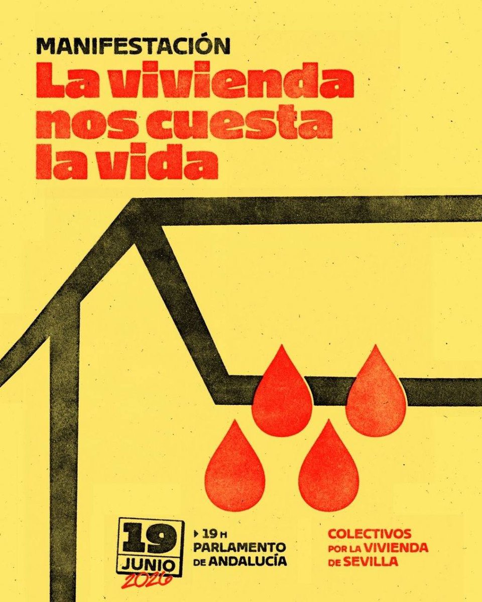 AdelanteAnd_SEV's tweet photo. 📢 Mañana y pasado son días para luchar por la vivienda en Sevilla

➡️ Jueves 18 a las 19.00h nos vemos en el Pendón Verde (Feria 164) para aprender, debatir y reivindicar
➡️ Viernes 19 a las 19.00h en el Parlamento, manifestación con cortejo de Adelante

¡Vente con nosotras! 😊 https://t.co/tUd4KjUTbk