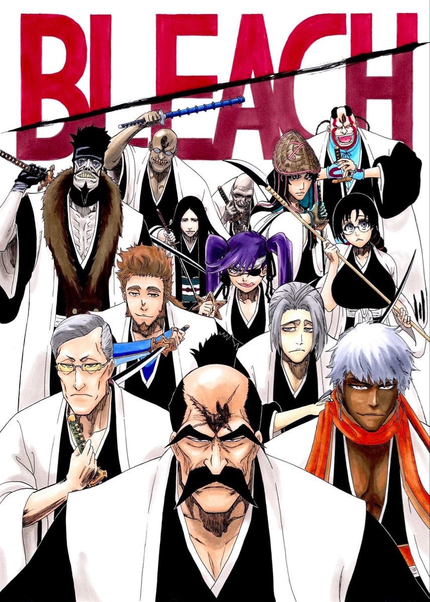 walkingflex_'s tweet photo. Gotei 13 First Generation Captains https://t.co/xyRjzaK2UX