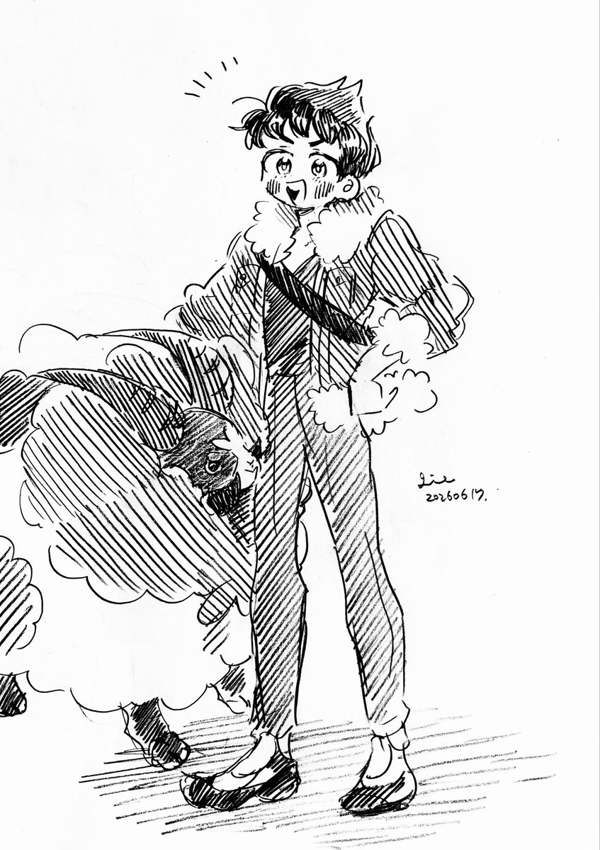 一旦人生の推しを描いて落ち着く 