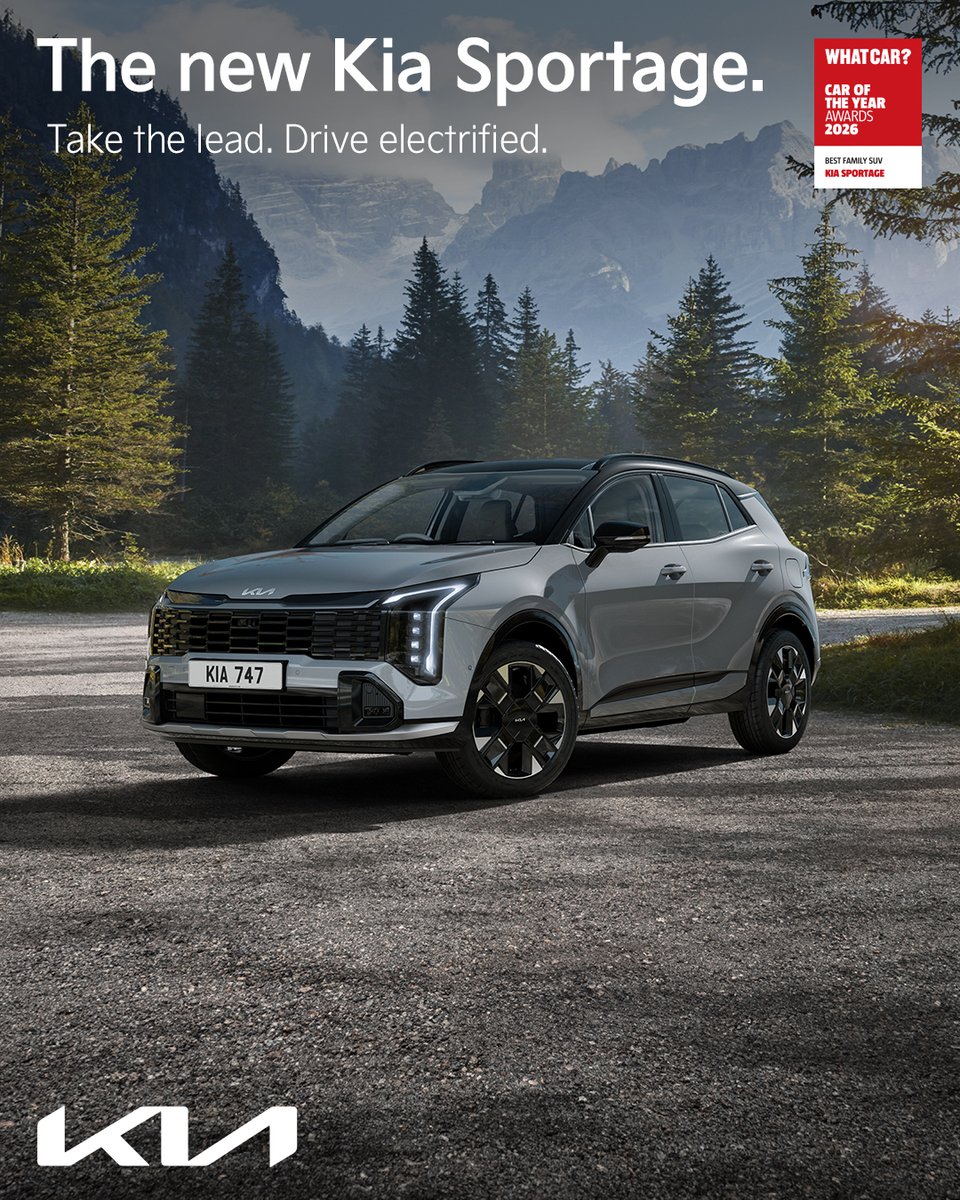 llandudnokia's tweet photo. Ready for wherever summer takes you.

The Kia Sportage combines striking design with comfort and innovation for every drive.

#KiaUK #Sportage https://t.co/nSD8cqPDFR