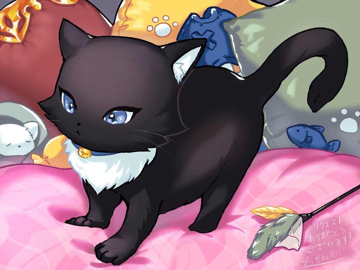 titoneho_'s tweet photo. skeb納品しました！
 リクエストありがとうございます！
 猫ちゃんです！
 https://t.co/QeAbp1TIL2 #Skeb #Commission @skeb_jpより 
※無断転載禁止/Don’t repost!
 保留所有权利。/무단 전재 금지 https://t.co/eEUihAL4zv