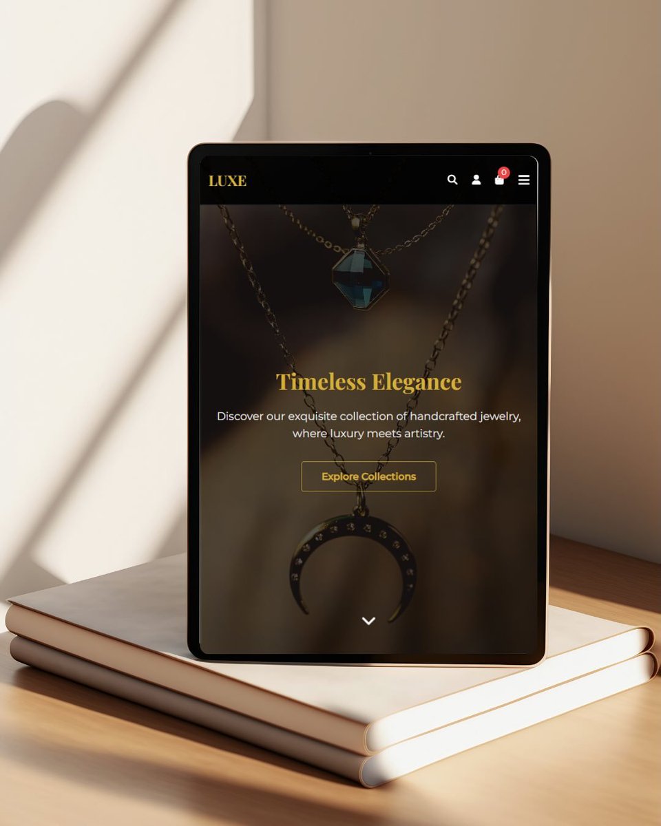 rldevstudios's tweet photo. 💍Luxe is a jewelry demo website designed by RL Studios to showcase elegance through thoughtful design and smooth user experience. Built with a minimal, responsive layout, it’s perfect for highlighting collections, sharing your brand story, and making a strong first impression online. 🔗 View the live demo: link in bio 🔗 Explore more RL Studios projects: link in bio #RLStudiosDesigns #JewelryWebsite #WebDesign #UXUIDesign #Luxe #ResponsiveDesign