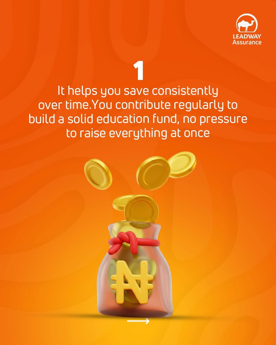 ADasolami's tweet photo. School fees are no longer something parents can afford to “figure out later.”

With the Leadway Education Target Plan, parents save consistently over time, making it easier to prepare for their children’s future without disrupting other responsibilities.

Send a DM https://t.co/eBdikQ9hc0