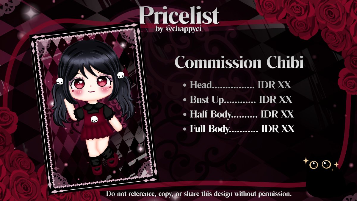 chappy - commis chibi layout, sticker wa, etc tweet media
