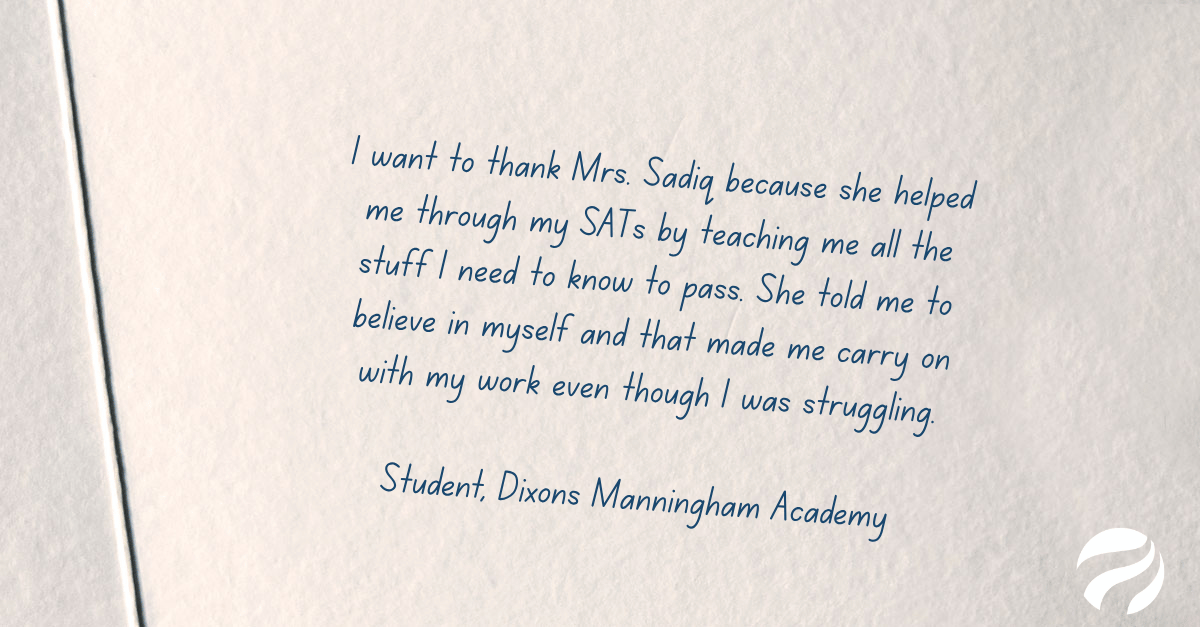 DixonsAcademies's tweet photo. @Dixonscr @dixonsmnp would like to thank Mrs Saqid! 👩‍🏫🍎 https://t.co/PPIIfozq39