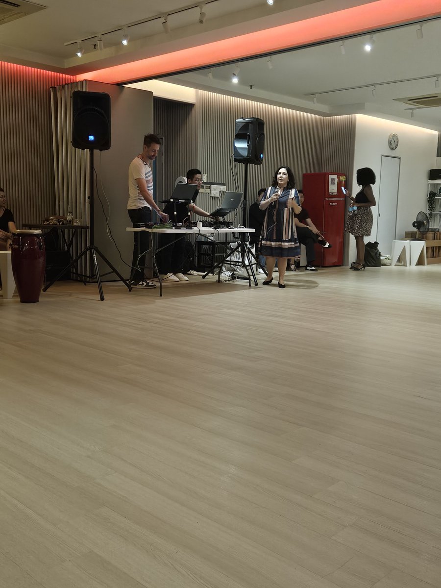 CubanEmbassySG's tweet photo. Thanks to Suzana Sainol for organize this edition of LatinMania dedicated to Cuba, and to DJs Yuma and Hanhan for their support in this incredible Solidarity initiative. Thanks to everyone who participated at LatiMania and donated medicines. #CubaNoEstáSola https://t.co/zOR709V9Ng