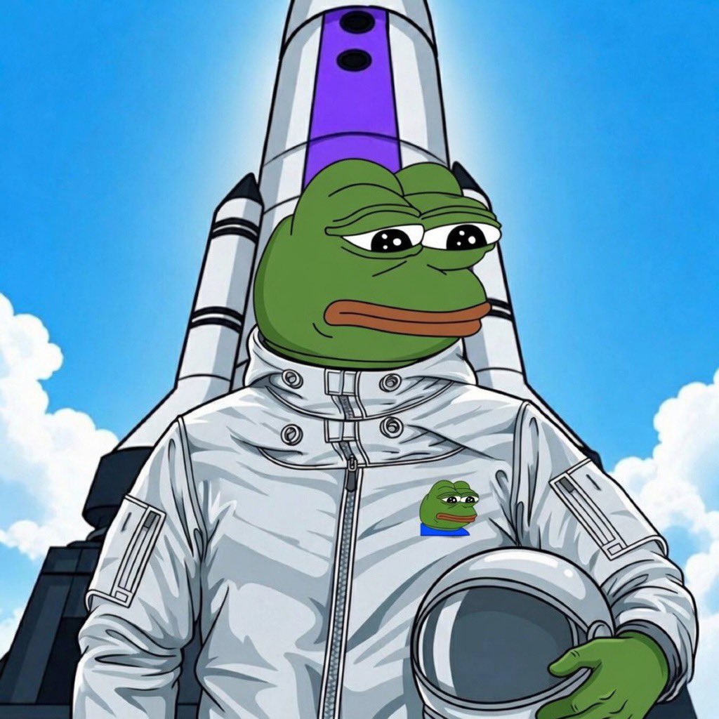 PepeCZBinance's tweet photo. $PEPE about to leave the atmosphere and never look back. 🚀🐸 https://t.co/eKCeWnnLhD
