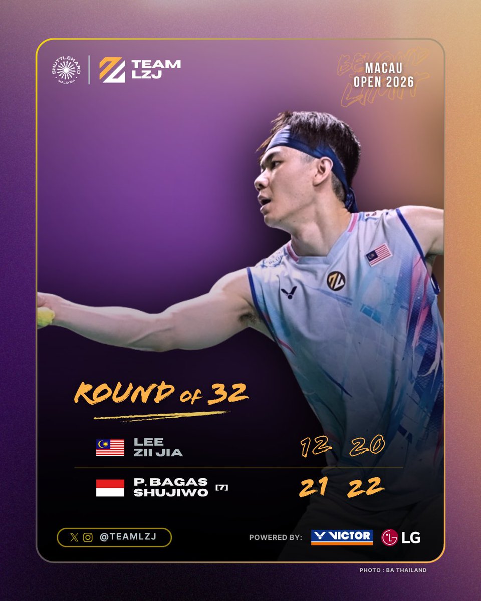 TeamLZJ's tweet photo. Nervy battle in the 2nd game. 

Thank You Macau 🇲🇴 

#DareToDream 
#OwnYourAttitude 
#BeyondTheLimit 
#ShuttleHard https://t.co/a9hdOTQMaF
