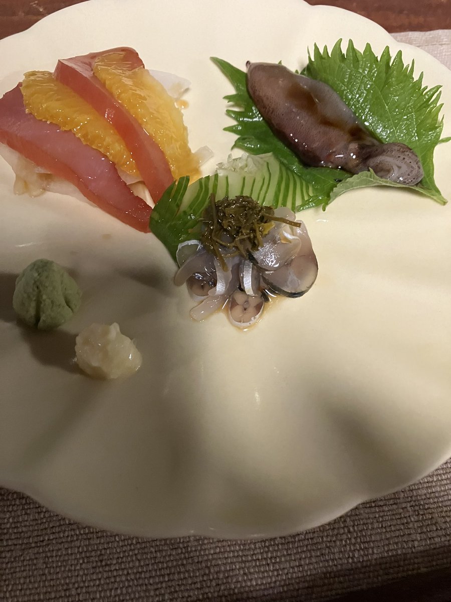 snapperchan's tweet photo. 鮎のせごしに工夫すげえ…塩梅も… https://t.co/dLaIXjioCQ