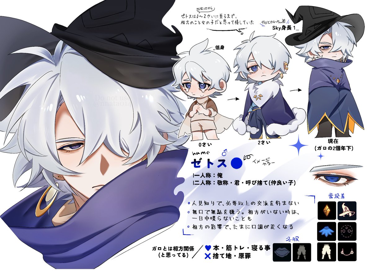 nnata014's tweet photo. うちの星のキャラシ🍊🫐 https://t.co/bjSMDmHmKT