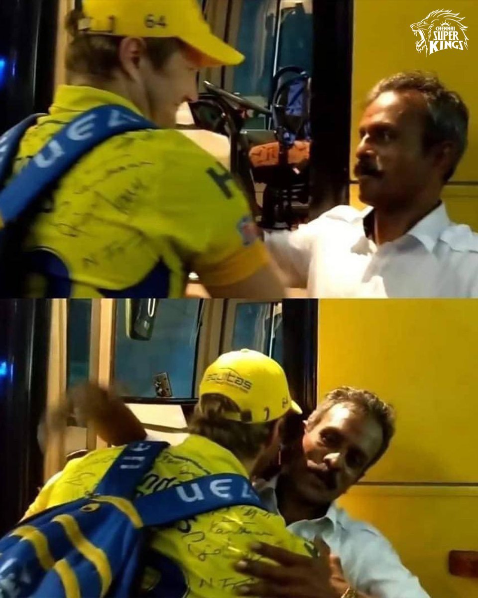goa7ms's tweet photo. 🔙 When Watson hugged the CSK's team bus driver after the 2018 final win 🥹💛 https://t.co/QwjCPuz3tR