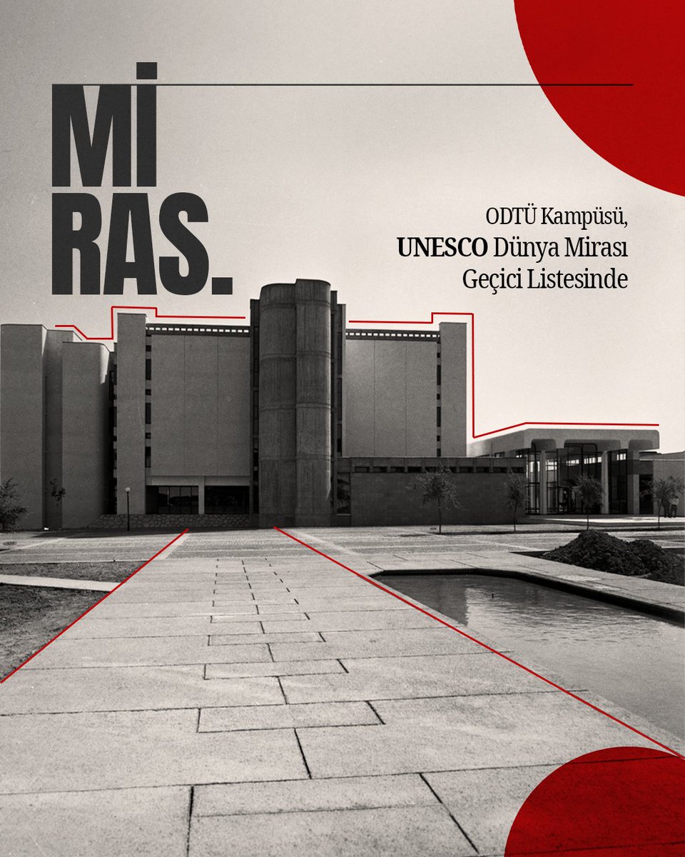 METU_ODTU's tweet photo. 70 yıldır yaşayan bu hikaye şimdi UNESCO Dünya Mirası Geçici Listesi’nde.

ODTÜ Kampüsü:
Yaşayan Modern Kültürel Peyzaj

Fotoğraf arşivi:
SALT https://t.co/ewoPMqLJj1