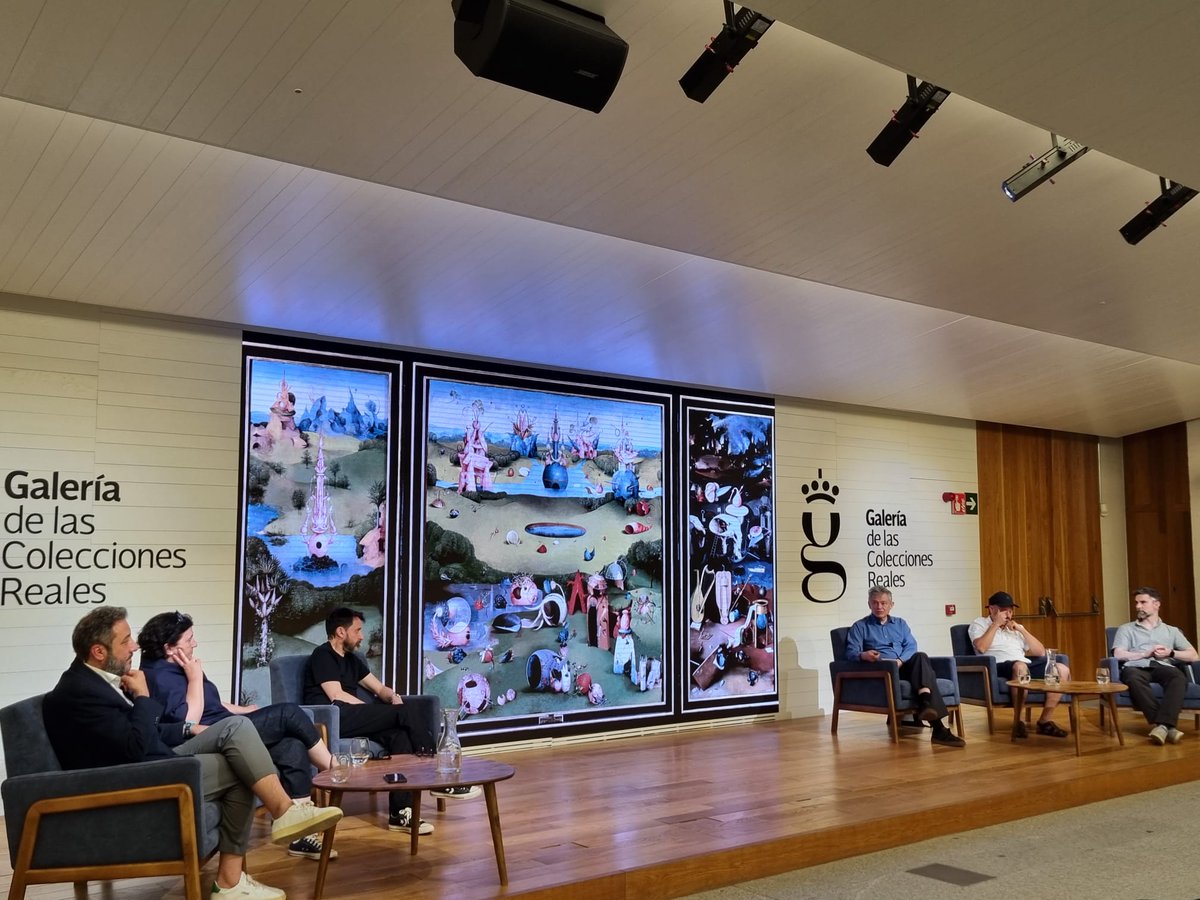 PatrimNacional's tweet photo. 🖼️ “Alteraciones” es una muestra que propone una relectura de #LaGalería desde el arte actual. Dialogan colecciones históricas y creatividad contemporánea.

¡Inauguramos 3ª edición! Y el primer acto ha sido un encuentro con los artistas participantes.

▶️https://t.co/vylnTVgB4o https://t.co/kLsVzd8Dqi