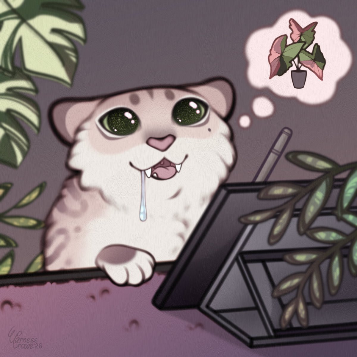VarnessCrowe's tweet photo. Silly kitty meme YCH 🤤
✨ Price: $18 ✨
・Canines and felines only. 
・Any thought bubble item for free.
・You can add any 1 item to the interior for additional price (+$7)
・More rules in the comments~
DM/comment to claim :3 https://t.co/nczMn0wtev