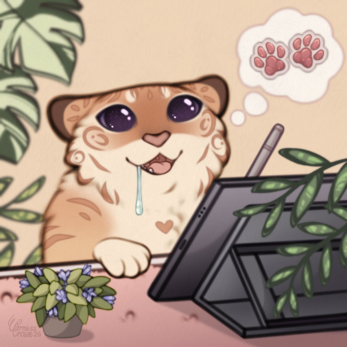VarnessCrowe's tweet photo. Silly kitty meme YCH 🤤
✨ Price: $18 ✨
・Canines and felines only. 
・Any thought bubble item for free.
・You can add any 1 item to the interior for additional price (+$7)
・More rules in the comments~
DM/comment to claim :3 https://t.co/nczMn0wtev