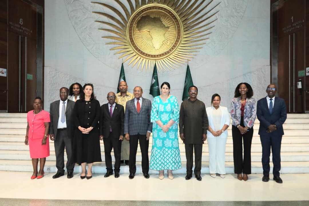 _AfricanUnion's tweet photo. H.E Amb. Selma Malika Haddadi received on 16 June 2026, on behalf of H.E Mahmoud Ali Youssouf, Chairperson of the African Union Commission; H.E. Jakaya Kikwete, former President of the United Republic of #Tanzania and High Representative of the Chairperson of the African Union Commission for the Horn of Africa and the Red Sea.

A discussion on a wide array of issues was held on H.E Kikwete’s mandate, lauding his critical role in the AU’s efforts to silence the guns and promote Peace and political stability in the country. 

Former President Jakaya Kikwete stressed that his endeavour in South Sudan is comprehensive with the view to addressing the challenges posed to the youngest African Nation. 

H.E. the Deputy Chairperson @DCP_Haddadi emphasized the crucial role of the AU through the Office of the High Representative to support the transition process in South Sudan including preparations towards the conduct of elections, the drafting of a new constitution, the unification of forces and transitional justice. H.E the DCP wished him a successful mission ahead.

@_AfricanUnion @AUC_PAPS @ymahmoudali