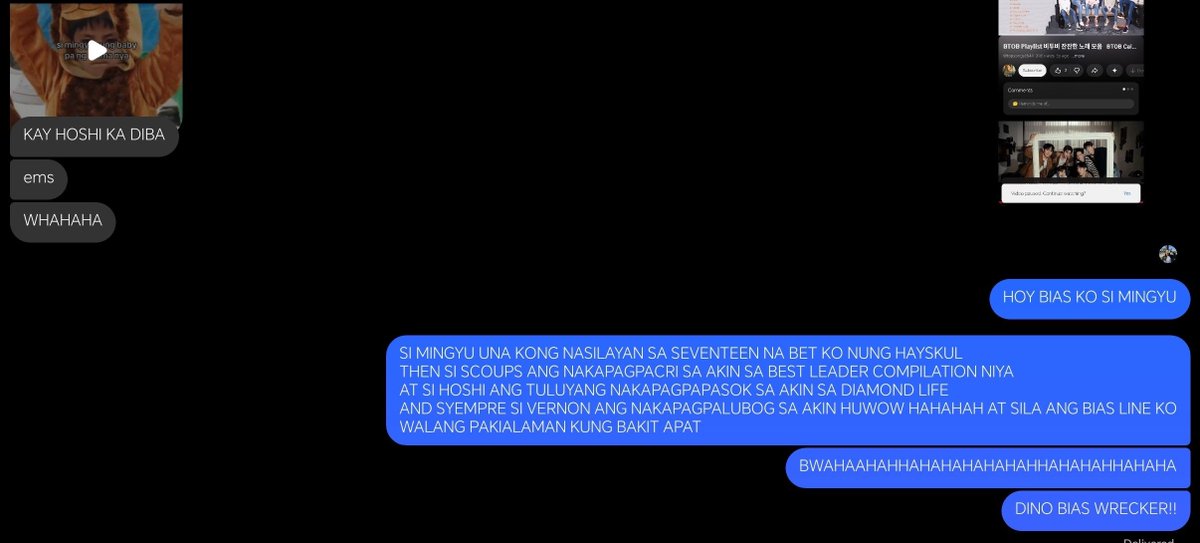 sjoytenorio's tweet photo. STORY OF MY LIFE 

HAHAHAHH SABAY NAKIKINIG NG BTOB PLAYLIST SA YT BTOB SVT FOREVER https://t.co/TxkkWEjcG8