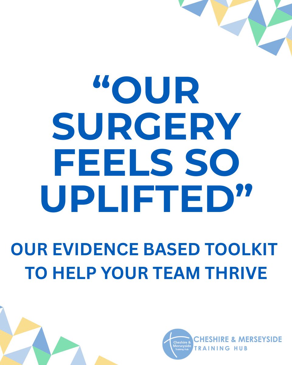 CMTHub1's tweet photo. "Our surgery feels so uplifted." 💙

Feedback shared directly from primary care workforce experiencing the Joy at Work toolkit.
Our evidence-based toolkit is designed to help primary care teams feel stronger together.

#GeneralPractice #NHSWellbeing #JoyAtWork #Retention https://t.co/M6YrYqCWZs