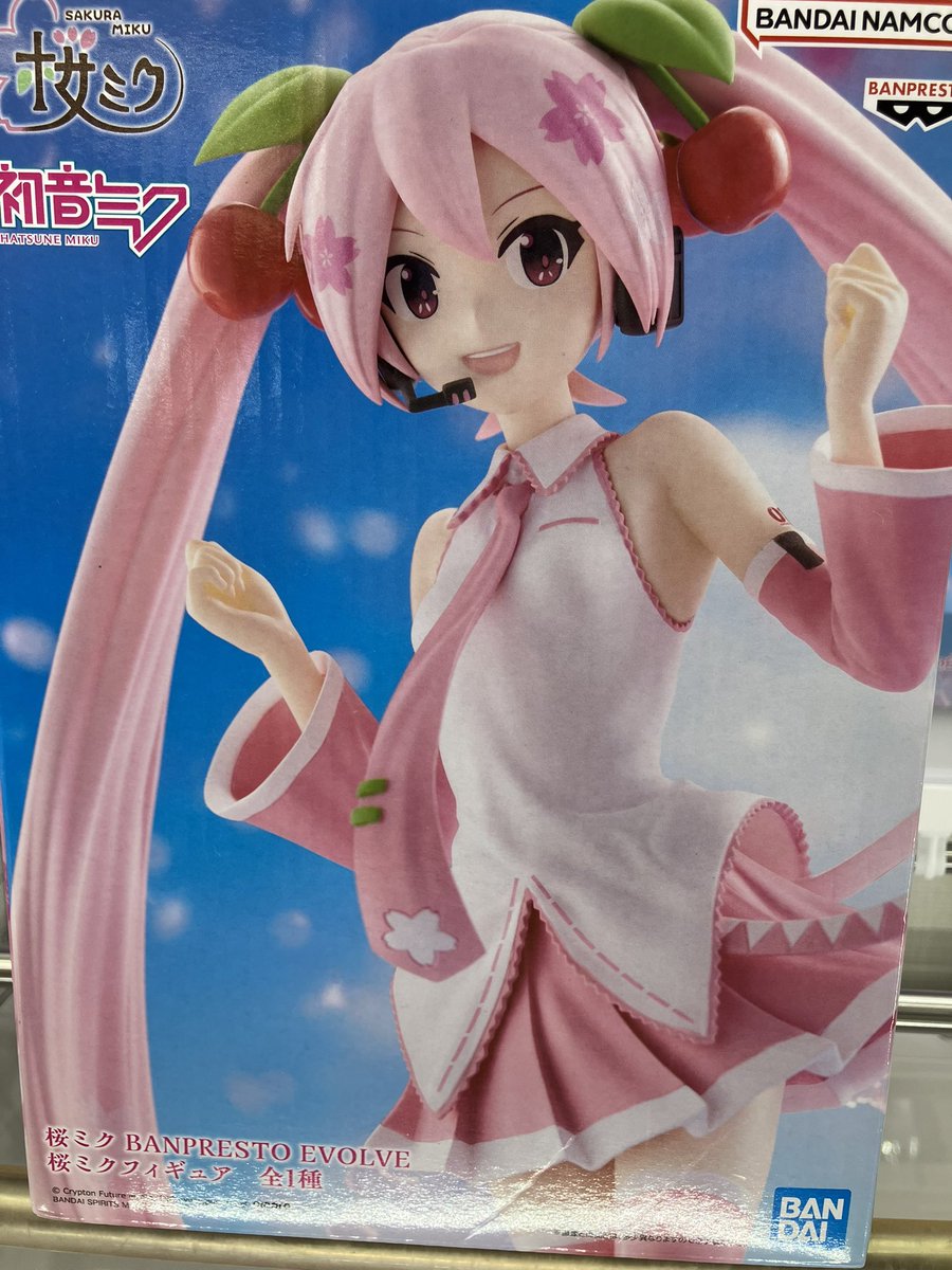 桜ミク BANPRESTO EVOLVE 桜ミクフィギュア 好評稼働中