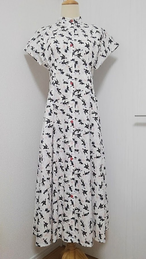 作ったけどまだ着てない服を消化すべく今日はこれでした。 近くで