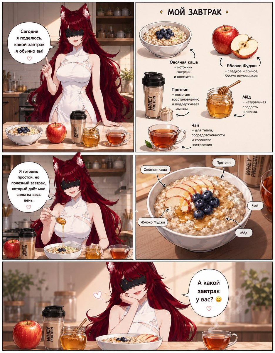 RinkaIlv's tweet photo. Давайте поговорим о завтрак��?! 
Это то,что чаще готовится ~

#ilvarinka #VTuber #anime https://t.co/7rdtdxoPuO