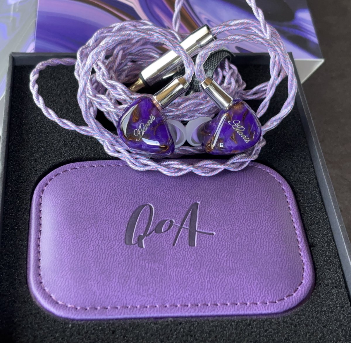 ニューギア😁 QoAのAdonis Newを買っちゃった やっぱりQoAのイヤホンが