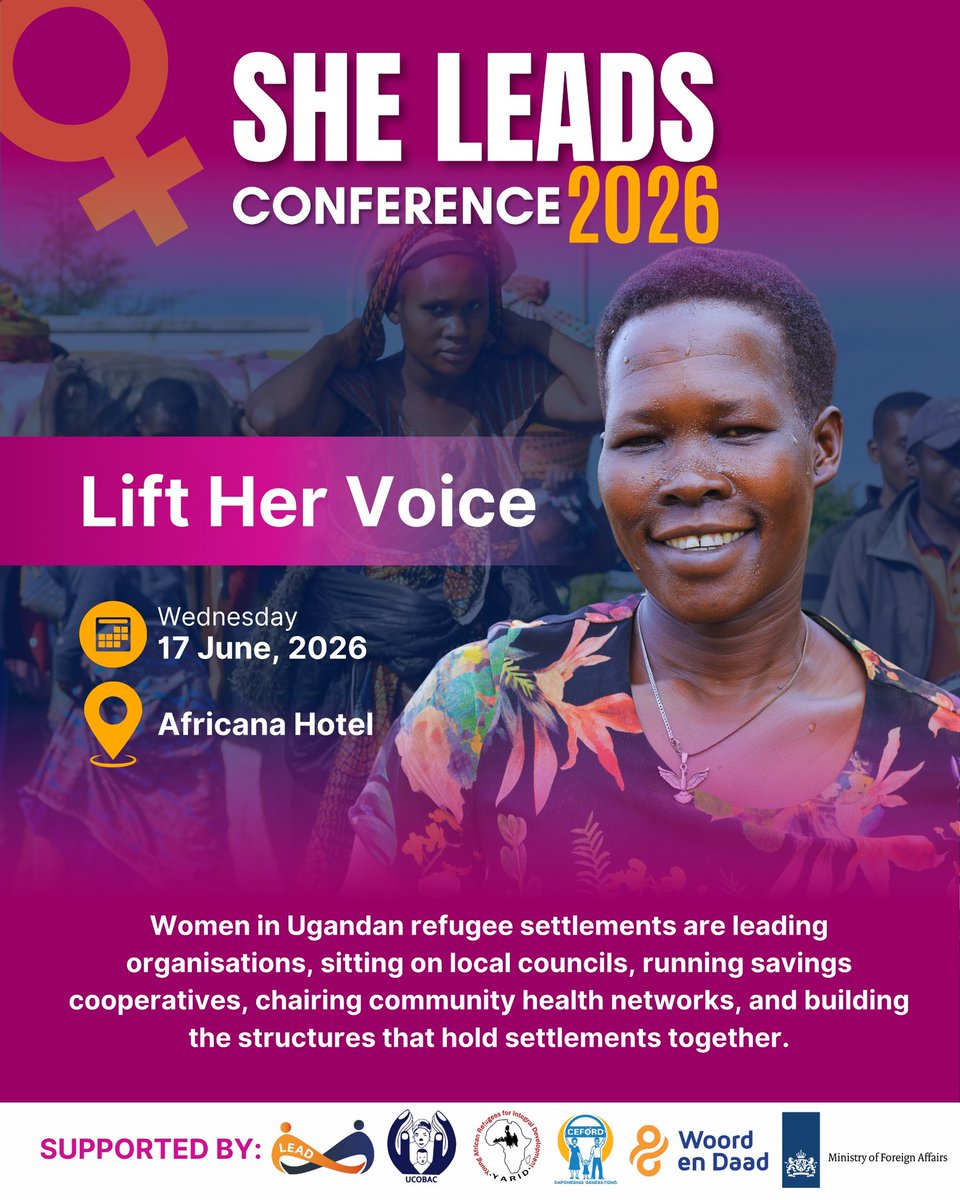 emie_256's tweet photo. Their impact is visible. Their leadership is undeniable.

SHE LEADS continues to amplify the voices of women from refugee and host communities across Uganda, urging us all to listen, recognize, and act.

#SheLeads #LEADUganda https://t.co/D6Z8lNV0mE