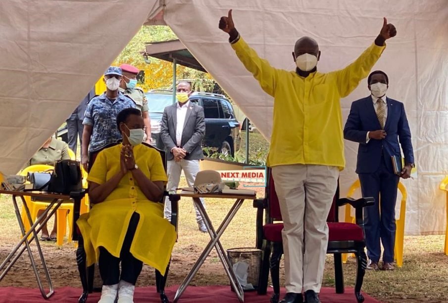 OMGitsJoe1's tweet photo. President Yoweri Museveni: The strategic picture of the NRM is to transform Ugandans. It has taken a bit too long. We have done well, but we can still do better.  
#WhyUgDecidedM7 https://t.co/vHcqRzYLNZ