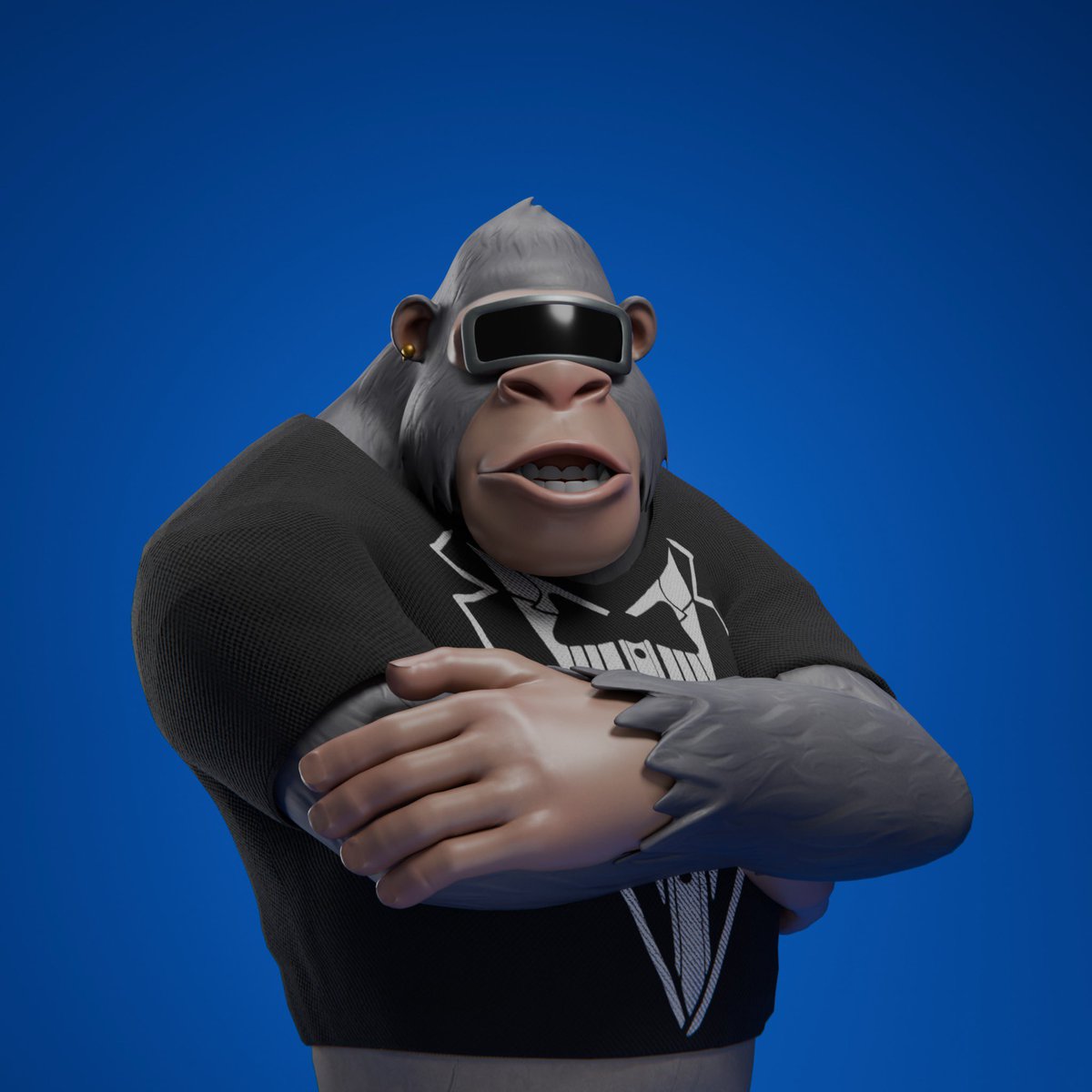 SixRevolt's tweet photo. new pfp who dis?

just got my geez! @GeezOnApe 

huge shoutout to the @apecoin team for sending this bad boy my way.

@RidazLp2 nailed it hard with these, these are as game ready as NFTs could possibly get.

@DashboUGC is a completely cracked platform.

when i was on there i was downloading modifications and wearables nonstop.

it pays to contribute to this club, it’s far from perfect but if you push for positive change you will get it.

let’s keep trying to make this place the best ecosystem for builders🫡

the club is what we make it.