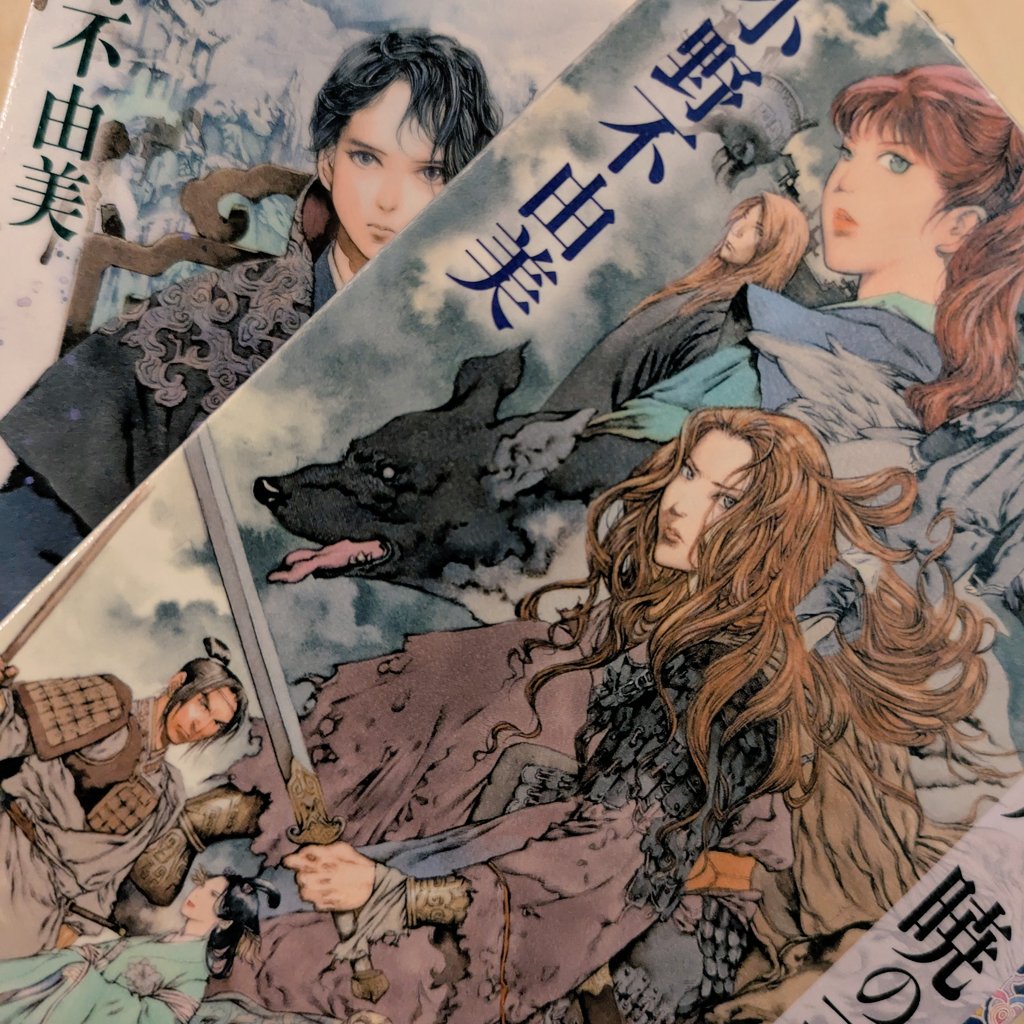 yota_tw's tweet photo. 十二国記原作デビュー！！(※アニメ履修済み)ここから読むの！？って言われたけどここから！！ https://t.co/UM3d4YU9sV