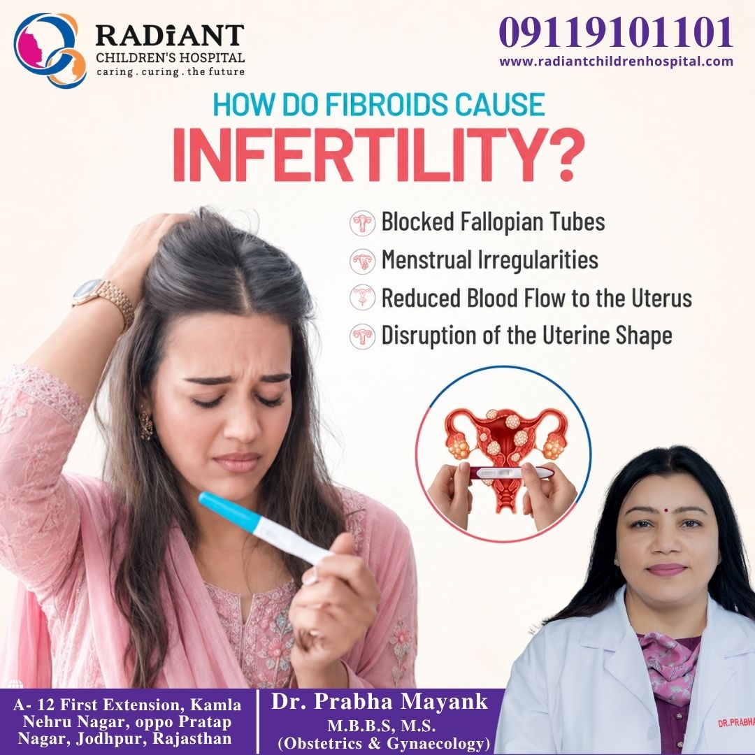 Radiantjd's tweet photo. Fibroids can affect fertility, but early diagnosis and proper treatment can make a significant difference

#Fibroids #InfertilityAwareness #WomensHealth #FertilityCare #Gynecology #Obstetrics #PregnancyCare #RadiantChildrensHospital #DrPrabhaMayank #JodhpurDoctors #WomenWellness https://t.co/ysk7SWHBcd