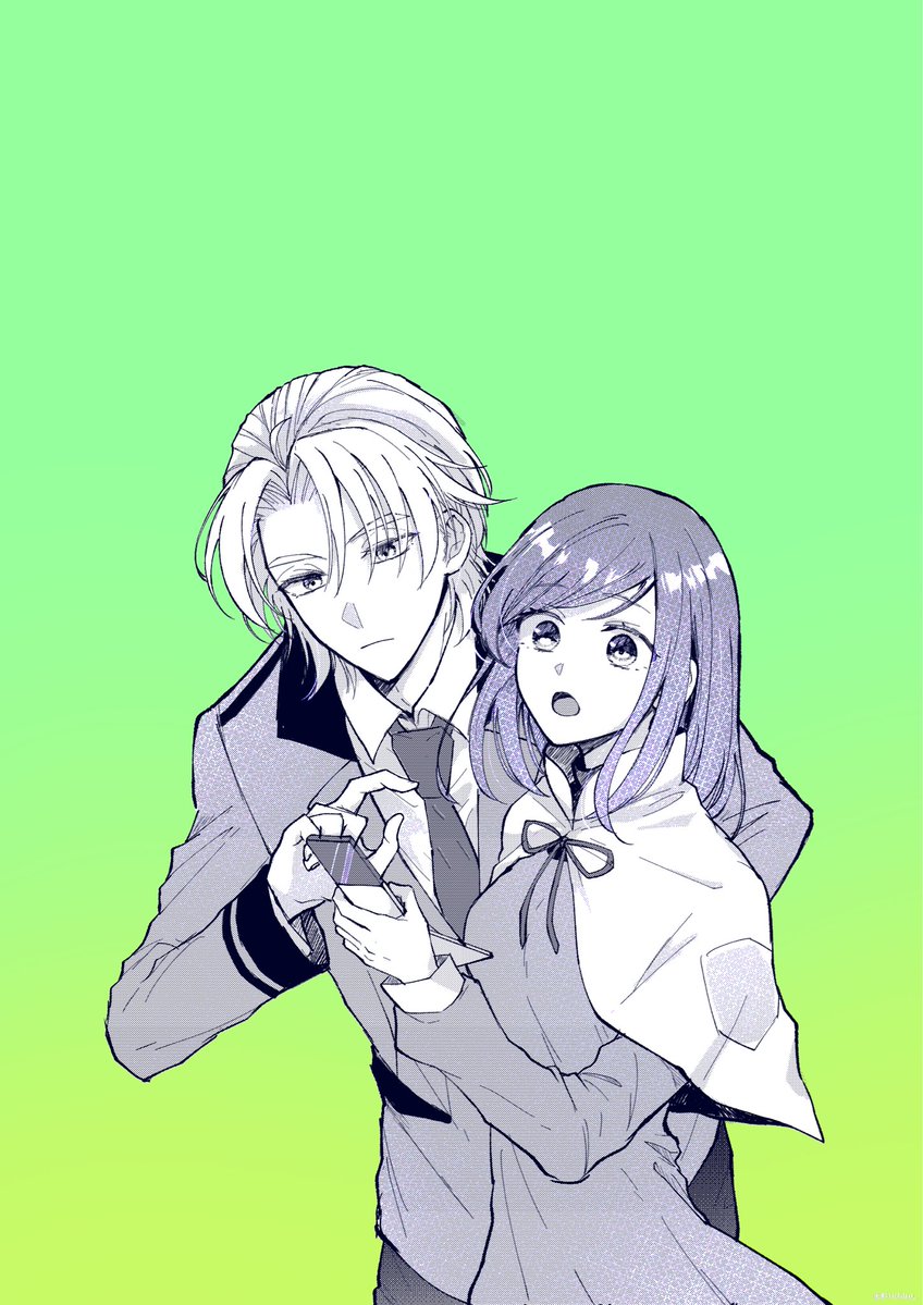031ichizu_'s tweet photo. 瑛主って普通〜友好の方が距離近そうだなという落書き

←💚普通友好　　　　　ときめき❤️→ https://t.co/3gMINkDp93
