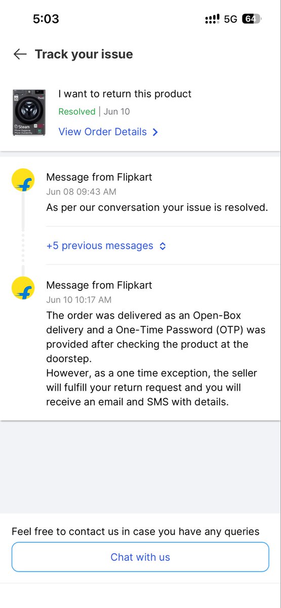 iamjyrj's tweet photo. @flipkartsupport scamkart not helping me. They sent damaged piece of washing machine @LGIndia now they dont care and not even replying to my tweets. Provided 3 different resolutions please find artached @ConsumerReports @jagograhakjago @stufflistings @geekyranjit @GyanTherapy https://t.co/IPioAqtlHO