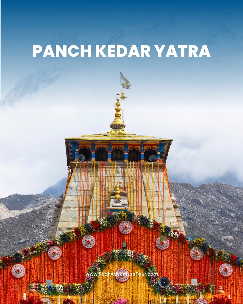 peakadventure's tweet photo. Journey through the sacred Himalayas on the Panch Kedar Yatra, visiting five ancient Shiva temples nestled amid breathtaking mountain landscapes. A perfect blend of spirituality, mythology, and adventure awaits.

🔗 https://t.co/aeHHtPqsNc

#PanchKedar #PanchKedarYatra #Kedarnath https://t.co/SRpfZxg3Wb
