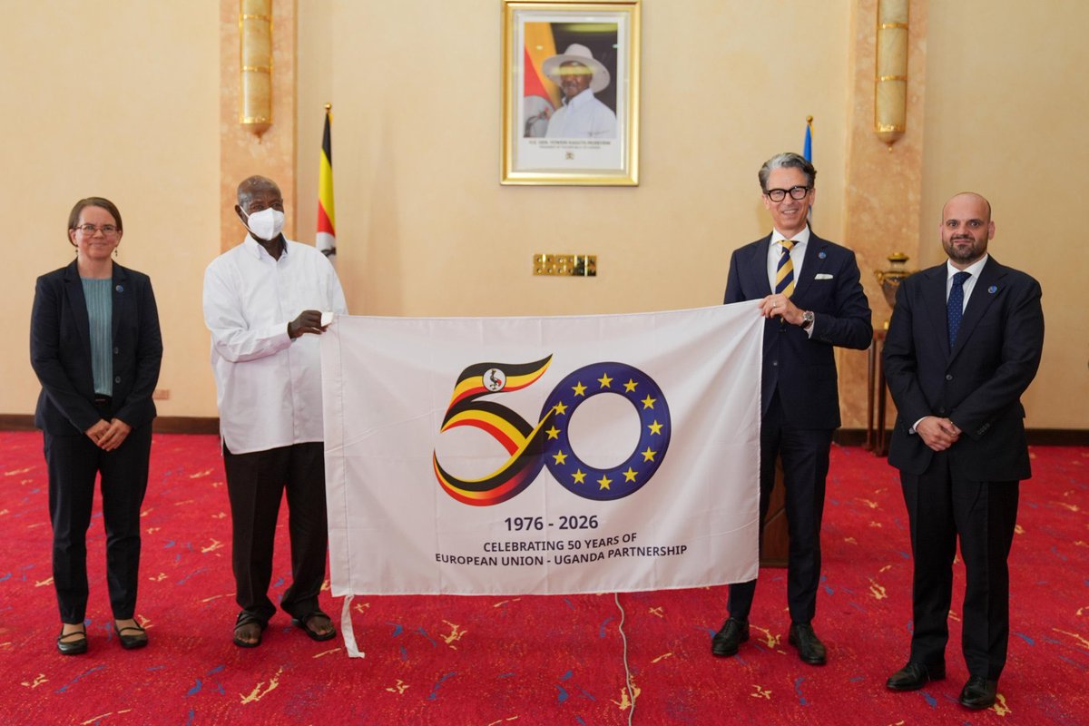 OMGitsJoe1's tweet photo. President Yoweri Museveni  urged the European Union to support Africa’s industrialization and value-addition agenda, saying the continent cannot attain prosperity while exporting raw materials and importing finished products.
#WhyUgDecidedM7 https://t.co/XcsNZltCQN