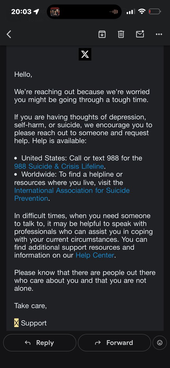 miaxcvx's tweet photo. @sunetslitter I got the same email 😭 https://t.co/kUO4shINPL