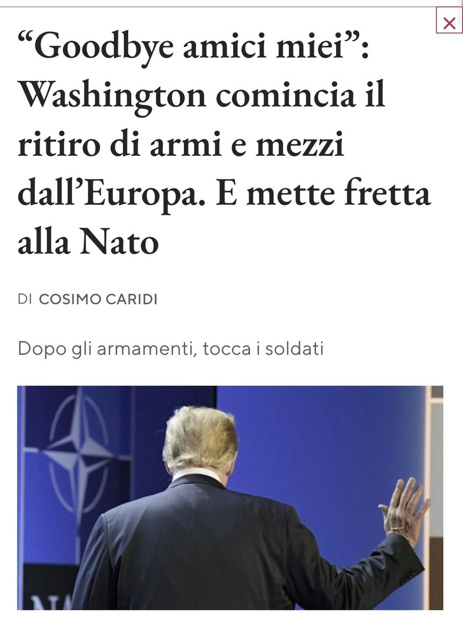40acresandamu's tweet photo. Il governo sta prendendo questa palla al balzo per liberare mille ettari di suolo italiano dall'occupazione USA?
O stanno ancora dormendo?
#melonivaiaCasa #NatoOUT https://t.co/Lg95BO4dSJ
