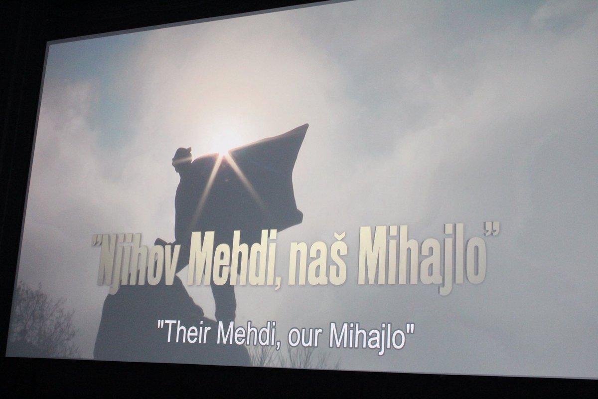 Sadigbayli's tweet photo. Delighted and proud to join the premiere screening of the documentary “Njihov Mehdi, naš Mihajlo"
("Their Mehdi, our Mihajlo") held at  Kinodvor - one of the famous art-house cinemas in Ljubljana. Produced by RTV Slovenia and written and directed by Mr. Zvezdan Martič the film revisits the bravery and courageous fight of the great Azerbaijani and Slovenian people during World War II through telling the story of one of them -  the legendary partisan Mehdi Hüseynzadeh “Mihajlo”, who had displayed great heroism during those times fighting shoulder to shoulder with the people of Slovenia. Grateful to Ms. Natalija Gorščak, president of the Management Board of RTV Slovenia for supporting this initiative. I also express my gratitude to the Ministry of Culture of the Republic of Azerbaijan, Mr. Rashad Azizov, director general of the Azerbaijan Cinema Agency (ARKA) and his team, Ms. Leyla Gasimova, director of the Azerbaijan Cultural Center in Vienna, Mr. Rafael Huseynov, Deputy Speaker of the Milli Majlis of Azerbaijan and director of the Nizami Ganjavi National Museum of Azerbaijani Literature, Mr. Andrej Kompara, president of the Slovenia-Azerbaijan Friendship Society, City Municipality of Nova Gorica, Ms. Barbara Kante, head of the local community of Šempas and Azerbaijan Television (AZTV) for their support and contribution in making this project a reality.