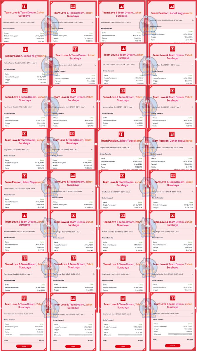 ReefStore_48's tweet photo. Joki Tiket 2Shot dan M&amp;G Theater Sementara Yogyakarta &amp; Surabaya

📅27-28 Juni 2026 &amp; 2 Juli 2026

2shot: 55 akun &amp; 96 tiket ✅
M&amp;G: 16 akun &amp; 105 tiket✅

Thank you yang sudah percaya joki di repstore, kita masih open untuk war tanggal 22 yaa: https://t.co/ELDBcQPqYE

#ReefJoki https://t.co/aWkCsv8vhg