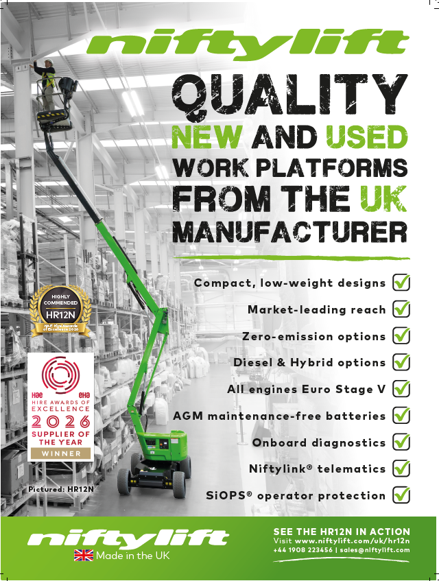 IEMsales's tweet photo. 🏆 Award-winning performance
@NiftyliftWorld
The #Niftylift HR12N is proud to be recognised as the Hire Awards of Excellence 2026 Supplier of the Year Winner
📞 +44 1908 223456
📧 sales@niftylift.com
🌐 https://t.co/xgDRhm8iN7
#construction #platforms #access #awards https://t.co/Oi8cLPoGIV